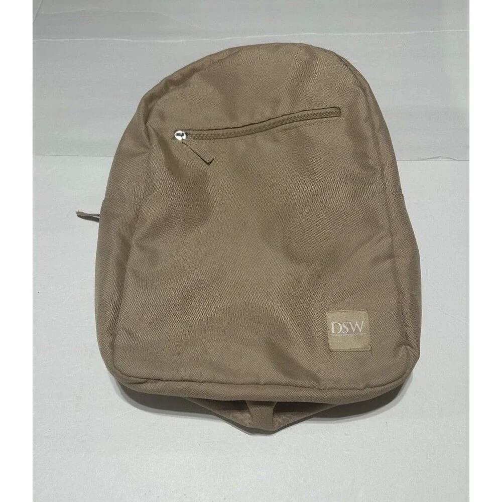 DSW Designer Shoe Warehouse Tan Backpack Lightweight Daypack